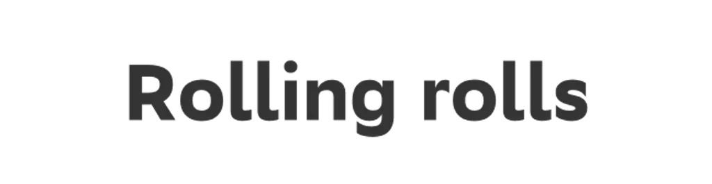 Rolling rolls
