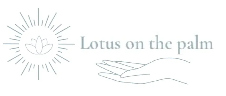 Lotus on the palm